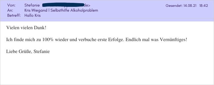 Kris Wiegand Erfahrung l Endlich Alkoholfrei! l